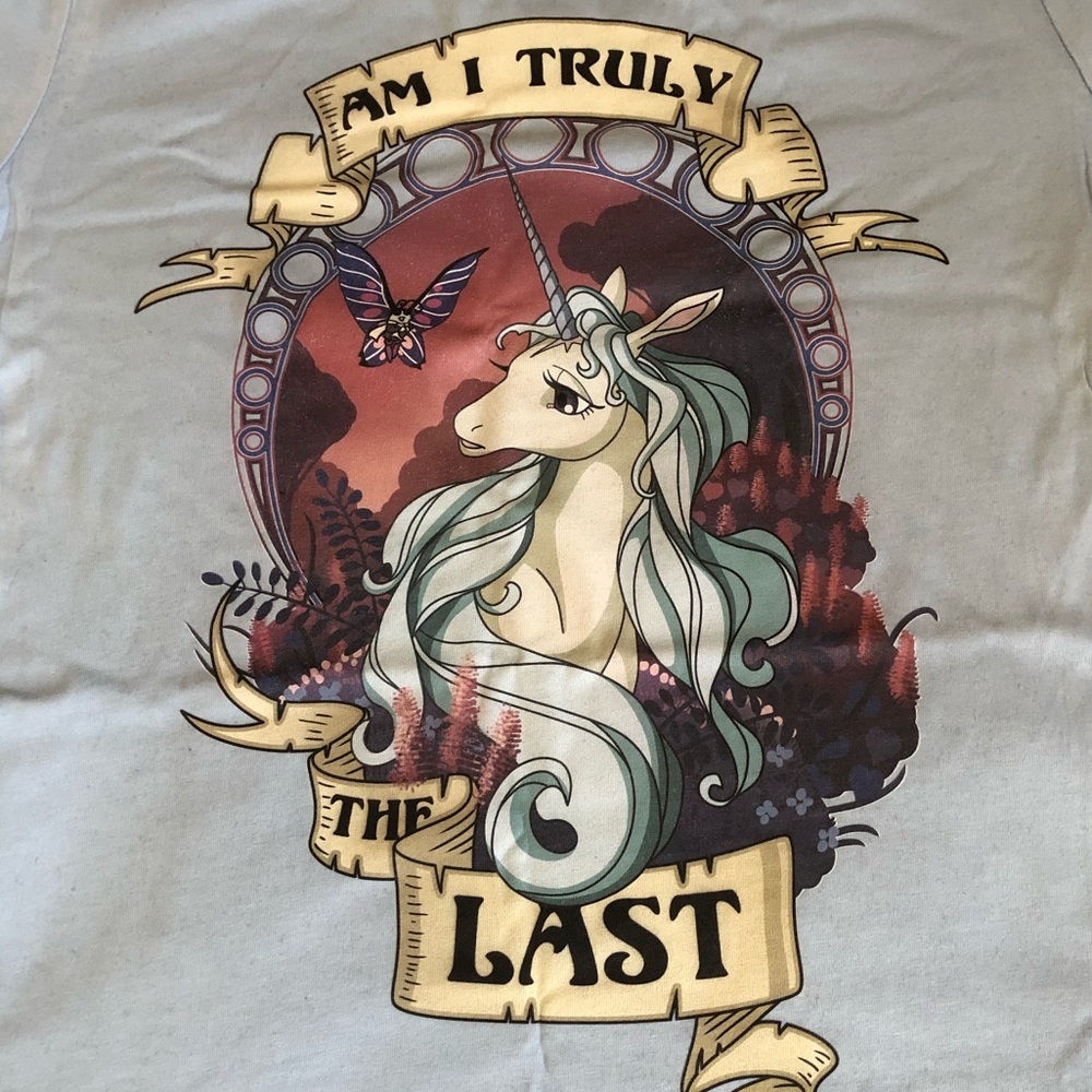 “The Last Unicorn” graphic tee